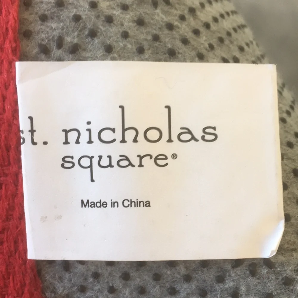 st. nicholas square Fireplace Stockings Accent Rug